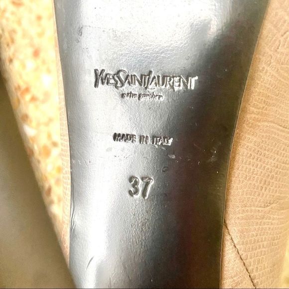 Yves St Laurent Tribtoo Stiletto Ankle Boots Size 5.5 - Picture 6 of 11